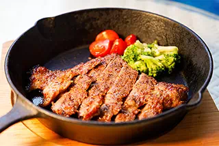 肉料理 - 天草ポークのハニーマスタードソテー