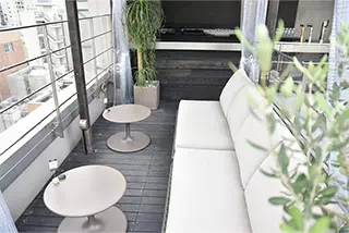 [RF] Rooftop：テラス/屋外カップルシート